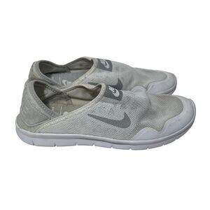 Nike White Breathable Slip On Walking Shoes